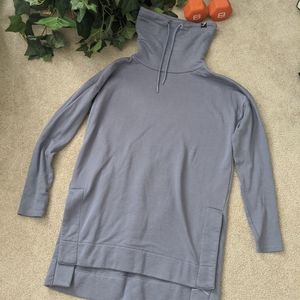 Gymshark Slounge Ribbed Pullover Steel Blue